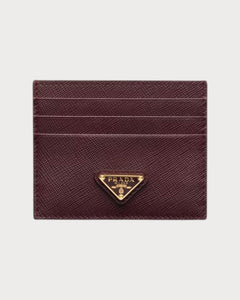 PRADA 1MC025 Saffiano Leather Triangle Logo Card Holder | 普拉達 卡套 (多色) - LONDONKELLY 英國名牌代購