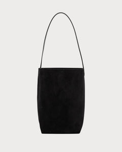 THE ROW Park Medium Suede Tote | 手袋 (黑色) - LONDONKELLY 英國名牌代購