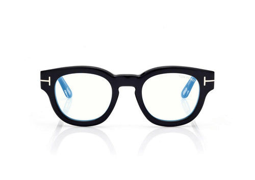 TOM FORD Women's Icon Blue Block Round Opticals | 湯姆福特 圓型太陽眼鏡 (多色) - LondonKelly 英國名牌代購