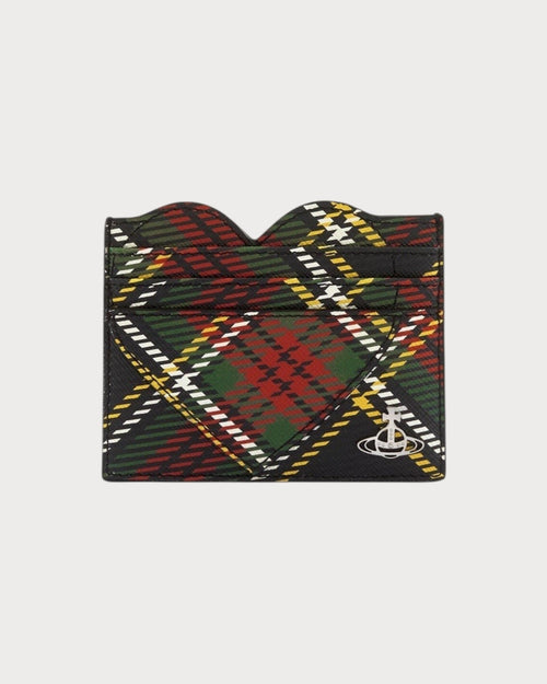 VIVIENNE WESTWOOD Heart Card Holder | 西太后 心形卡片套 (格紋) - LONDONKELLY 英國名牌代購