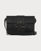 VIVIENNE WESTWOOD Men's Bella Flap Crossbody | 西太后 男仕手袋 (黑色) - LONDONKELLY 英國名牌代購
