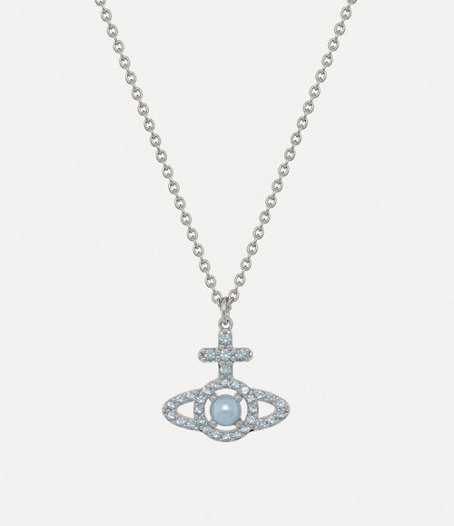 VIVIENNE WESTWOOD Olympia Pearl Pendant Necklace | 西太后 頸鏈 (藍色) - LondonKelly 英國名牌代購