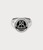 VIVIENNE WESTWOOD Sussex Ring | 西太后 男仕戒指 (黑银色) - LONDONKELLY 英国名牌代购