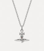 VIVIENNE WESTWOOD Tiny Orb Pendant Necklace | 西太后 3D立體頸鏈 (銀色) - LondonKelly 英國名牌代購