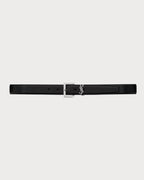 YSL SAINT LAURENT Cassandre Belt In Smooth Leather | 聖羅蘭 皮帶 (3CM/黑色) - LONDONKELLY 英國名牌代購