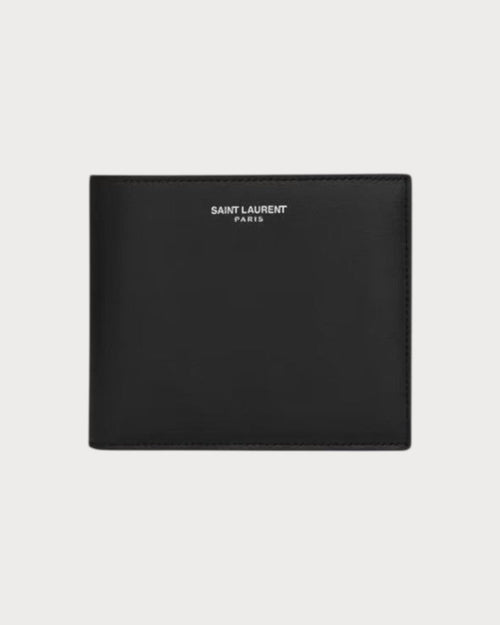 YSL SAINT LAURENT Men's Saint Laurent Paris East/West Wallet In Smooth Leather | 聖羅蘭 男仕銀包 (黑色) - LONDONKELLY 英國名牌代購